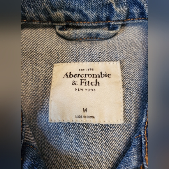 Abercrombie & Fitch Classic Denim Jacket Size:M - Picture 7 of 9